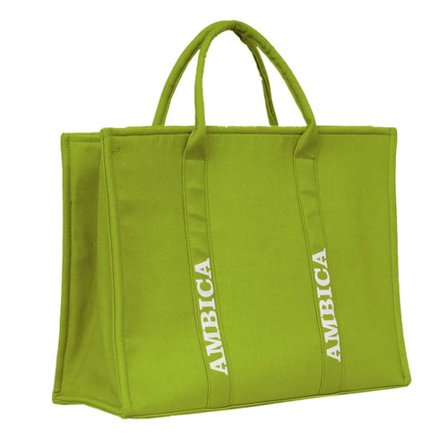Personalised Green Woody Handbag Tote Bag - Uncommongifts.in