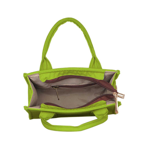 Green Woody Personalised Handled Tote Bag - Uncommongifts.in