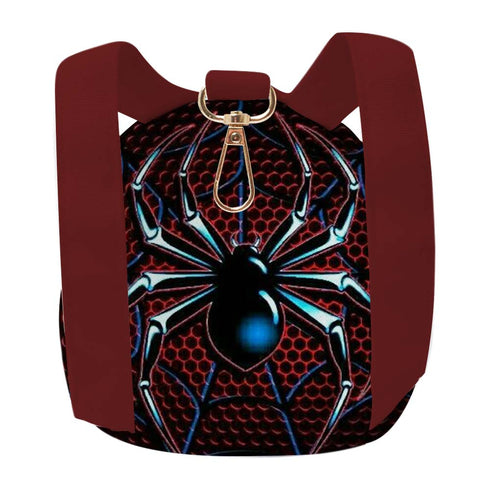 Personalised Spider Printed Backpack Keychain