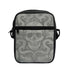 Grey Skull Printed Personalised Men Sling Bag - Uncommongifts.in