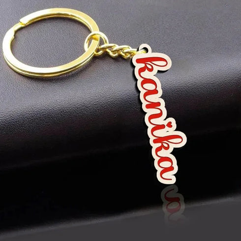 Personalized Wooden Keychain