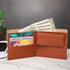 Personalised Men's Wallet With Charm - Tan - Uncommongifts.in