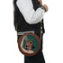 Personalised Round Sling Bag for Globetrotting Fashionistas - Uncommongifts.in