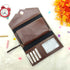 Personalised Women's Wallet With Charm - Dark Brown - Uncommongifts.in