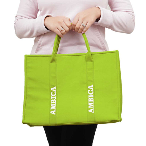 Personalised Green Woody Handbag Tote Bag - Uncommongifts.in