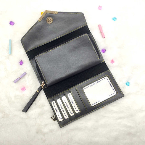 Personalised Couples Wallet Combo With Charms - Grey - Uncommongifts.in