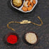 Personalised Gold Bracelet Rakhi For Brother