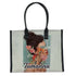 Personalised Beautiful Girl Floral Printed Box Tote Bag - Uncommongifts.in