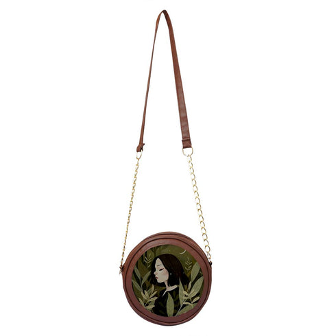 Personalised Round Sling Bag for Trendsetting Travels - Uncommongifts.in