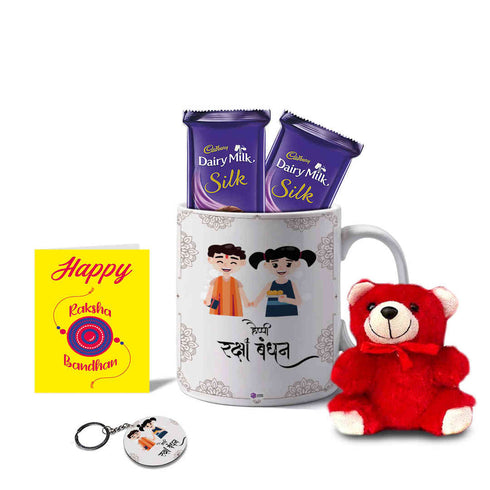 Happy Raksha Bandhan Mug Gift Combo - Uncommongifts.in