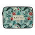 Floral Printed Personalised Laptop Sleeve/Cover - Uncommongifts.in