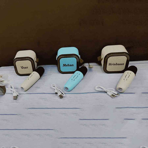 Personalised Mini Portable Karaoke Speaker For Kids