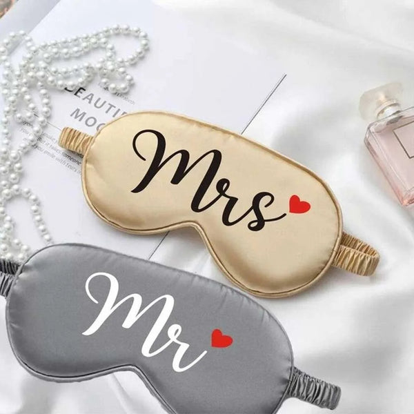 Personalized Printed Couple Eye Mask
