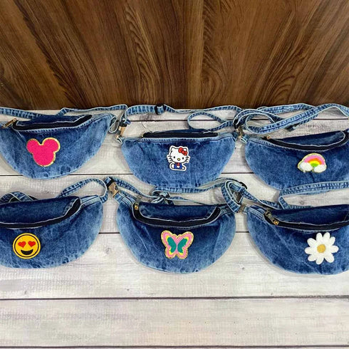 Personalized Denim Waist Pouch