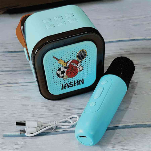 Personalised Mini Portable Karaoke Speaker For Kids