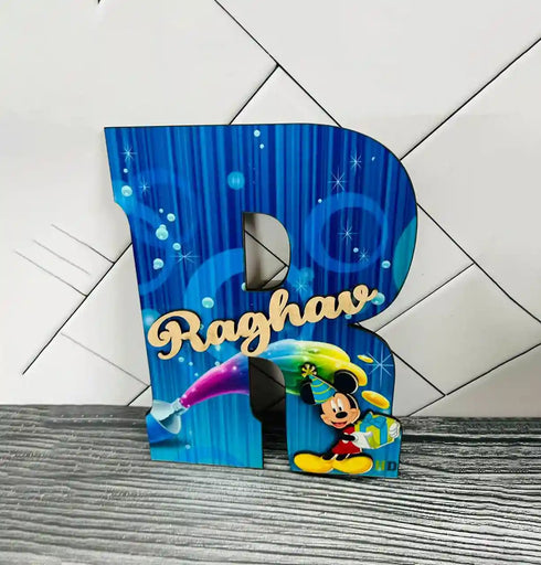 Personalised MDF Kids Name Plate