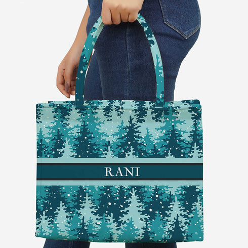 Customized Christmas Theme Box Tote Bag - Uncommongifts.in