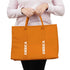 Personalised Tan Woody Handbag Tote Bag - Uncommongifts.in