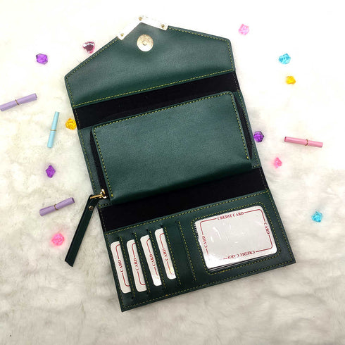 Personalised Couples Wallet Combo With Charms - Olive - Uncommongifts.in