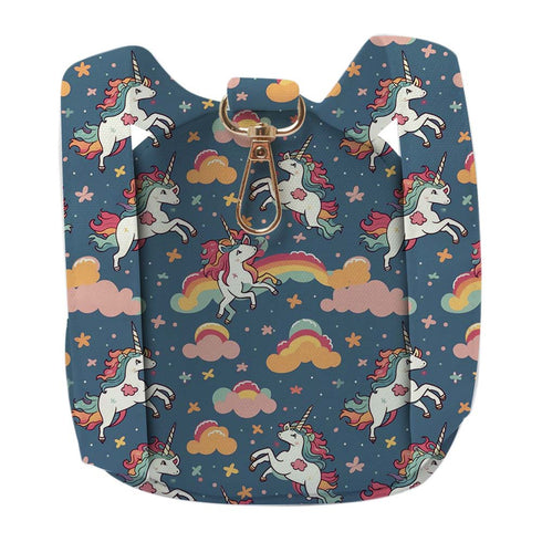 Personalised Unicorn Printed Backpack Keychain