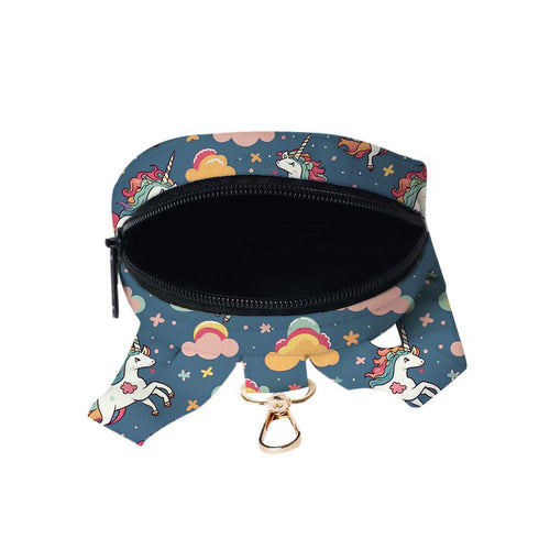 Personalised Unicorn Printed Backpack Keychain