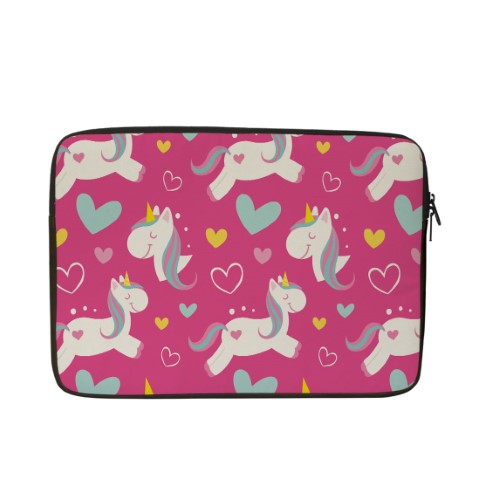 Unicorn Printed Personalised Laptop Sleeve/Cover - Uncommongifts.in