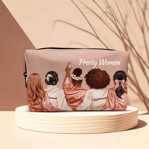 Personalised Printed Bridesmaid Box Pouch