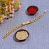 Personalised Gold Bracelet Rakhi For Brother