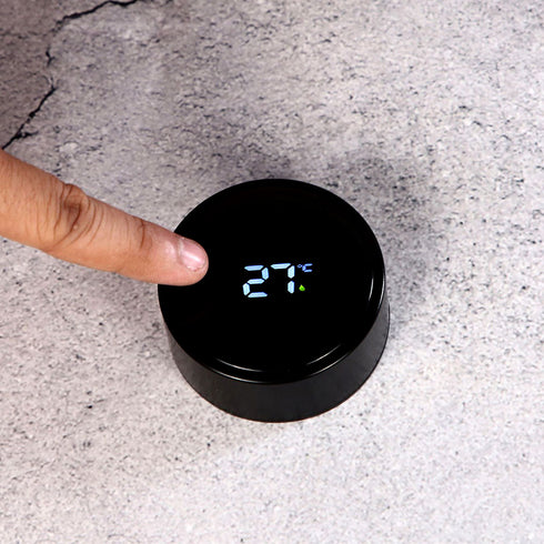 Temperature Bottle With Name - Navy Blue - Uncommongifts.in