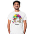 Personalized Happy Holi Printed T-Shirt - Uncommongifts.in