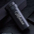 Customize Vacuum Flask Water Bottle - Black - Uncommongifts.in