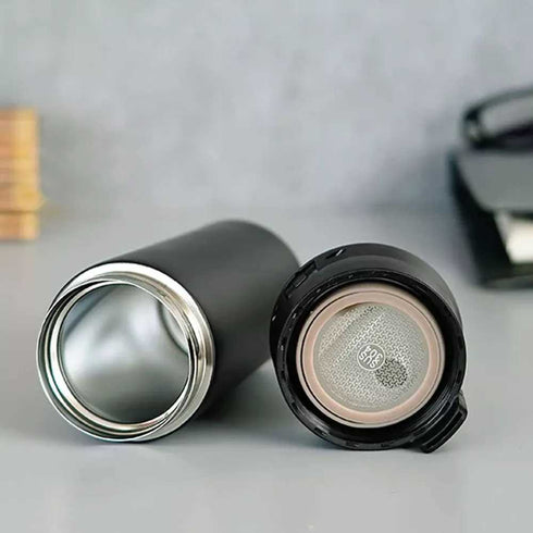 Customize Vacuum Flask Water Bottle - Black - Uncommongifts.in