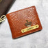Personalised Men's Wallet With Charm - Tan - Uncommongifts.in