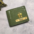 Personalised Men's Wallet With Charm - Olive - Uncommongifts.in
