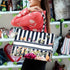 Customized Floral Printed Black & White Handheld Box Bag - Uncommongifts.in
