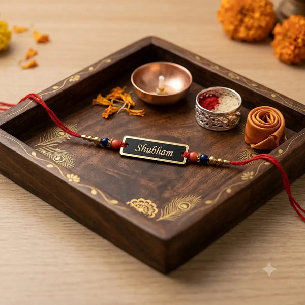 Personalized Acrylic Name Rakhi