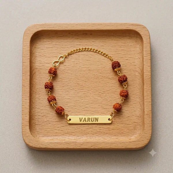 Customize Rudraksh Chain Rakhi