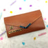 Personalised Women's Wallet With Charm - Tan - Uncommongifts.in