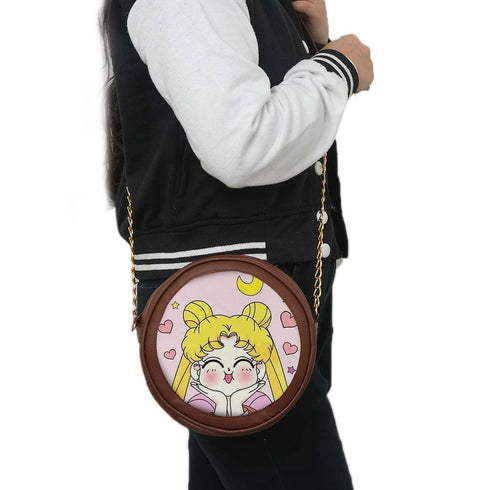 Personalized Round Sling Bag for You - Uncommongifts.in