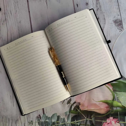Personalized Planner Diary and Pen Set