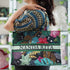 Customized Floral Printed Green Handheld Box Bag - Uncommongifts.in