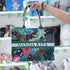 Customized Floral Printed Green Handheld Box Bag - Uncommongifts.in