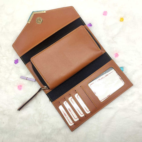 Personalised Couples Wallet Combo With Charms - Tan - Uncommongifts.in