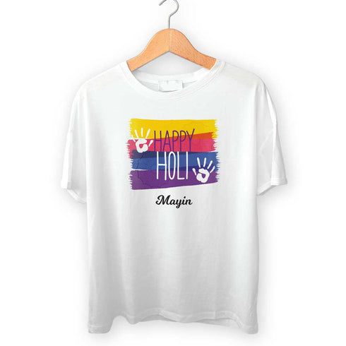 Personalized Holi Tee to Brighten Your Day - Uncommongifts.in
