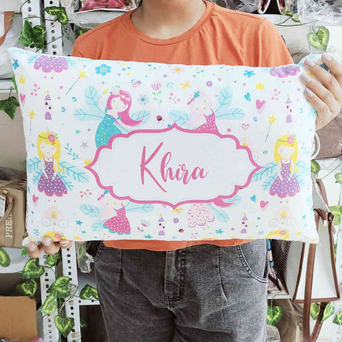 Personalized Multicolor Printed Kids Pillow
