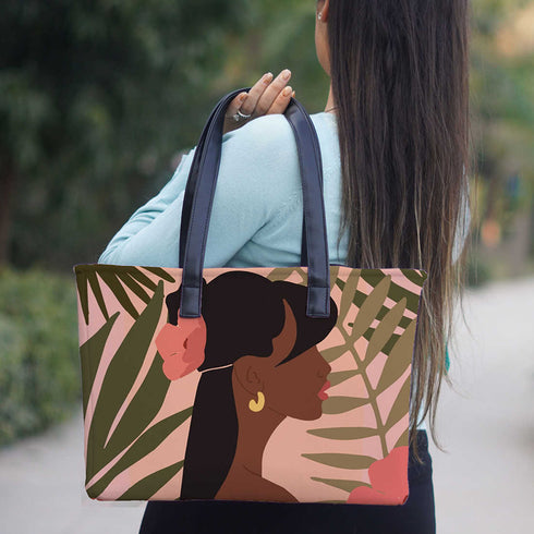 Tribe face Printed Women's Office Bag - Uncommongifts.in