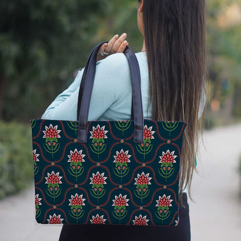 Jacobin Print Women's Office Bag - Uncommongifts.in