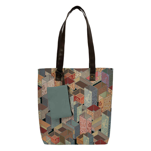 Printed Shopper Tote Bag - Uncommongifts.in