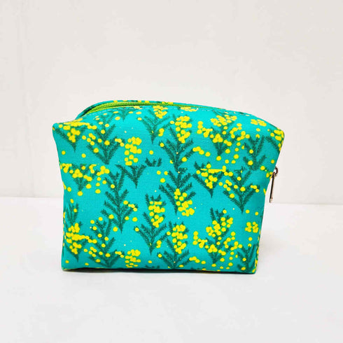 Personalised Yellow Floral Printed Box Pouch