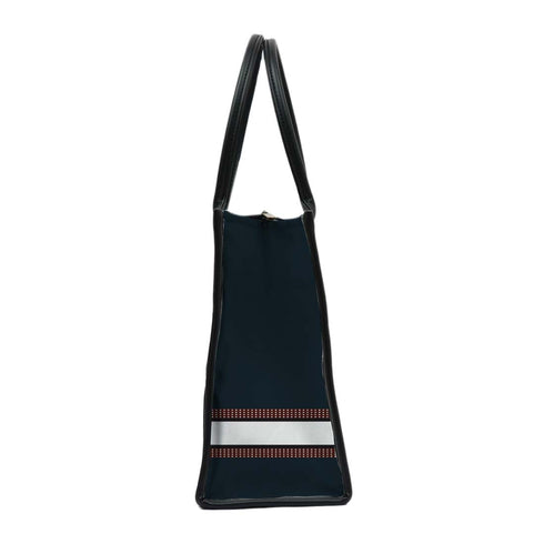 Personalised Black Girl Printed Box Tote Bag - Uncommongifts.in